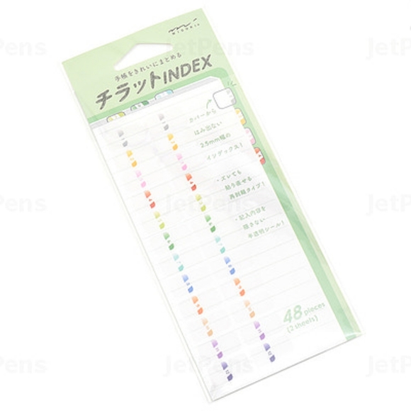 Midori Index Tab, small, numbered - Picture 1 of 4